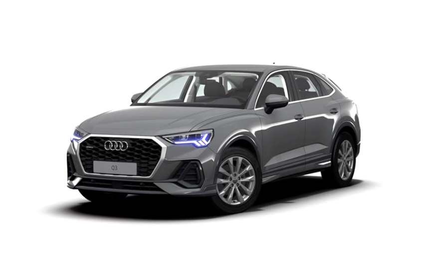 noleggio lungo termine audi q3 sportback fronte